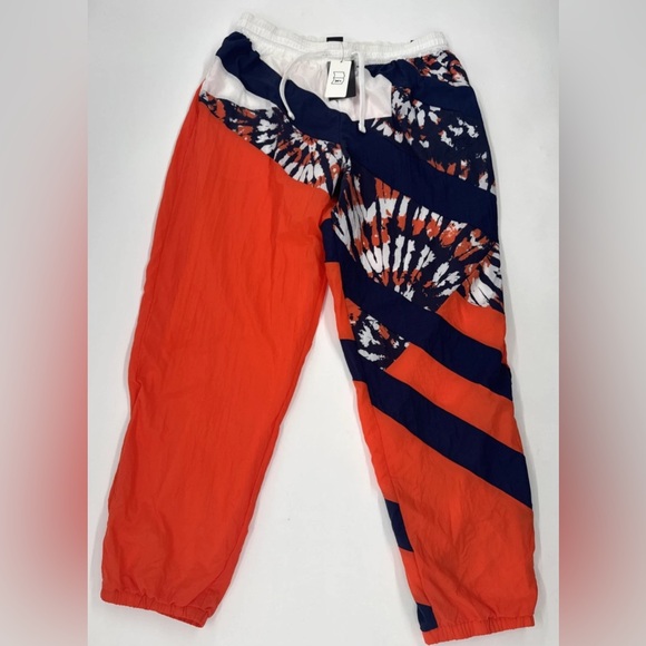 Nike Other - Nike Windbreaker Pants Mens XL Orange Dri Fit Loose Lined Saleman Sample NEW